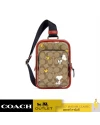 กระเป๋าคาดอกคาดเอว COACH CE600 COACH X PEANUTS TRACK PACK 14 IN SIGNATURE CANVAS WITH SNOOPY WOODSTOCK PRINT (QBE7V)