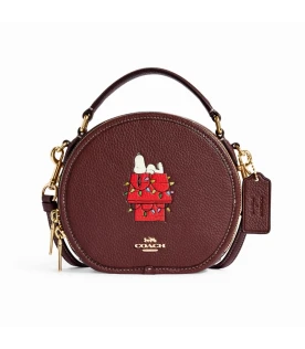กระเป๋าสะพายข้าง COACH CE844 CANTEEN CROSSBODY WITH SNOOPY LIGHTS MOTIF (IMMZI)