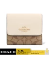 กระเป๋าสตางค์ผู้หญิง COACH CE930 SMALL TRIFOLD WALLET IN BLOCKED SIGNATURE CANVAS (IMV1X)