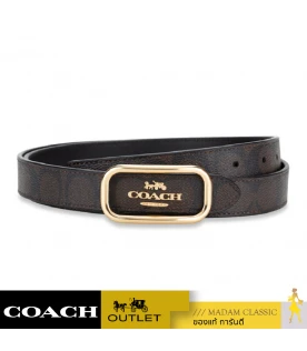 เข็มขัด COACH CE971 Morgan Rectangle Buckle Belt (IMAA8L)