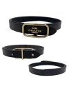 เข็มขัด COACH CE971 Morgan Rectangle Buckle Belt (IMAA8M)