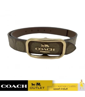 เข็มขัด COACH CE971 Morgan Rectangle Buckle Belt (IMBDXL)