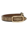 เข็มขัด COACH CE971 Morgan Rectangle Buckle Belt (IMBDXS) SIZE:S