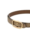 เข็มขัด COACH CE971 Morgan Rectangle Buckle Belt (IMBDXS) SIZE:S