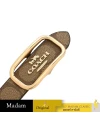 เข็มขัด COACH CE971 Morgan Rectangle Buckle Belt (IMBDXS) SIZE:S