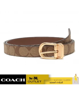 เข็มขัดผู้หญิง COACH CF270 SIGNATURE CLASSIC BUCKLE BELT (IMBDX)