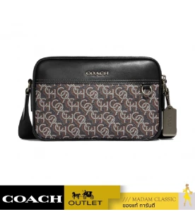 กระเป๋าสะพายข้าง COACH CF484 GRAHAM CROSSBODY WITH SIGNATURE MONOGRAM PRINT  (QBBK)