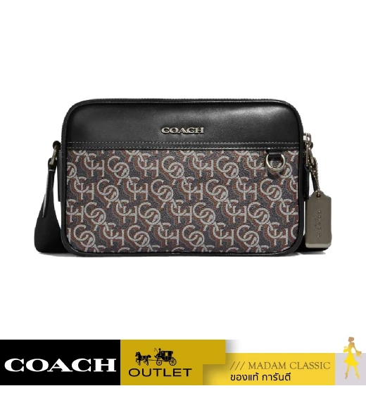 กระเป๋าสะพายข้าง COACH CF484 GRAHAM CROSSBODY WITH SIGNATURE MONOGRAM PRINT  (QBBK)