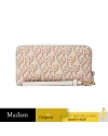 กระเป๋าคล้องมือ COACH CF521 LONG ZIP AROUND WALLET WITH SIGNATURE MONOGRAM PRINT (IMCHK)