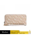 กระเป๋าคล้องมือ COACH CF521 LONG ZIP AROUND WALLET WITH SIGNATURE MONOGRAM PRINT (IMCHK)