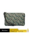 กระเป๋าคล้องมือ COACH CF548 CORNER ZIP WRISTLET WITH SIGNATURE MONOGRAM PRINT (IMGRN)
