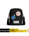 กระเป๋าสะพายข้าง COACH CG575 STANTON CROSSBODY IN SIGNATURE JACQUARD WITH SKI PATCHES (QBPHT)