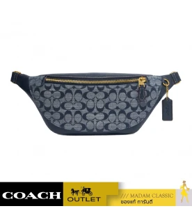 กระเป๋าคาดอก COACH CG994 WARREN BELT BAG IN SIGNATURE CHAMBRAY (B4DE)