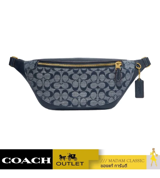 กระเป๋าคาดอก COACH CG994 WARREN BELT BAG IN SIGNATURE CHAMBRAY (B4DE)