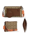 กระเป๋าสะพายข้าง COACH CG997 HOLDEN CROSSBODY IN COLORBLOCK SIGNATURE CANVAS (QBVFY)