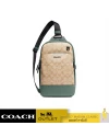 กระเป๋าคาดอก COACH CH059 GRAHAM PACK IN COLORBLOCK SIGNATURE CANVAS (QBVF5)