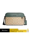กระเป๋าสะพายข้าง COACH CH062 GRAHAM CROSSBODY IN COLORBLOCK SIGNATURE CANVAS  (QBVF5)