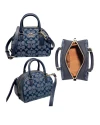 กระเป๋าสะพายข้าง COACH CH140 SYDNEY SATCHEL IN SIGNATURE CHAMBRAY (IMDEI)