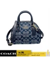 กระเป๋าสะพายข้าง COACH CH140 SYDNEY SATCHEL IN SIGNATURE CHAMBRAY (IMDEI)