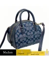 กระเป๋าสะพายข้าง COACH CH140 SYDNEY SATCHEL IN SIGNATURE CHAMBRAY (IMDEI)