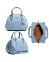 กระเป๋าสะพายข้าง COACH CH140 SYDNEY SATCHEL IN SIGNATURE CHAMBRAY (SVM6A)