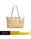 กระเป๋าสะพายไหล่ COACH CH727 GALLERY TOTE IN SIGNATURE CANVAS WITH FLORAL CLUSTER PRINT (IMOT4)