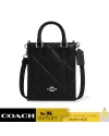 กระเป๋าสะพายข้าง COACH CJ580 NORTH SOUTH MINI TOTE WITH PUFFY DIAMOND QUILTING (SVDTV)