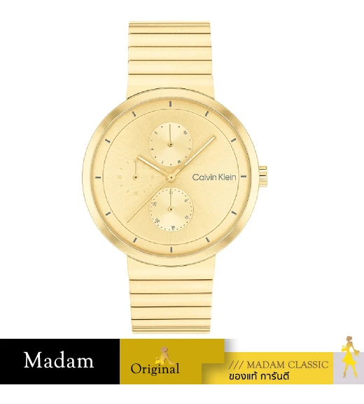นาฬิกาข้อมือ CALVIN KLEIN CK25100030,36 MM.,STAINLESS STEEL,GOLD    				