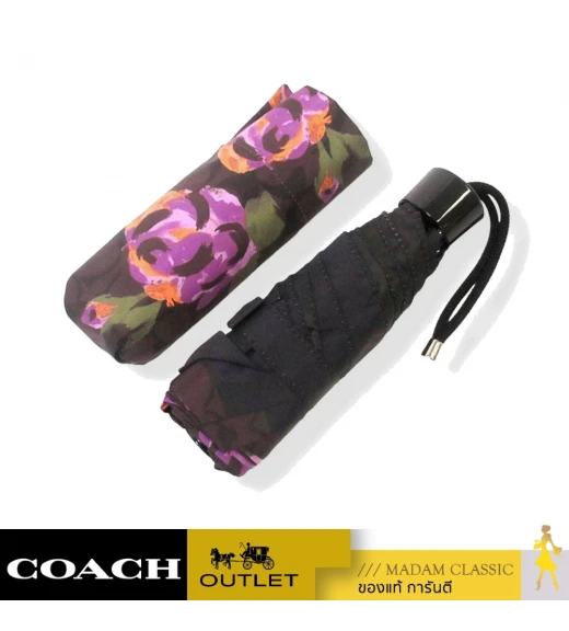 ร่ม COACH CL455 MINI UMBRELLA IN SIGNATURE ROSE PRINT (SVW1Q)