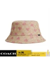 หมวกผู้หญิง COACH CP354  SIGNATURE HEART PRINT BUCKET HAT  (OUVXSS)