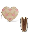 กระเป๋าสตางค์ผู้หญิง COACH CP480 HEART COIN CASE IN SIGNATURE CANVAS WITH HEART PRINT (IMOTV)