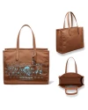 กระเป๋าสะพายไหล่ COACHTOPIA CQ858 TOTE IN 100% RECYCLED CANVAS: COACHTOPIA CREATURES (DBM)