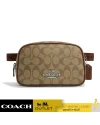 กระเป๋าคาดอก คาดเอว COACH CR137 PACE BELT BAG IN SIGNATURE CANVAS (SVWQ3)