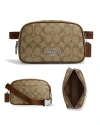 กระเป๋าคาดอก คาดเอว COACH CR137 PACE BELT BAG IN SIGNATURE CANVAS (SVWQ3)