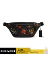 กระเป๋าคาดเอวผู้หญิง COACH CR189 WARREN MINI BELT BAG IN SIGNATURE CANVAS WITH FLORAL PRINT (QBA5F)