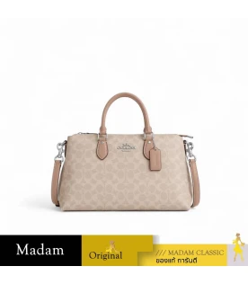 กระเป๋าสะพายข้าง COACH CW422 GEORGIA SATCHEL BAG IN SIGNATURE CANVAS (SVPWH)