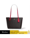 กระเป๋าสะพายข้าง COACH CX611 FIONA ZIP TOTE BAG IN SIGNATURE CANVAS (IMXD0)
