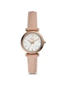 นาฬิกาข้อมือผู้หญิง FOSSIL รุ่น ES4699 สายหนัง ,สีชมพู 28 mm. [ES4699]