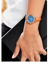 นาฬิกา FOSSIL Grant Men's Watch, 44 mm Case Size, Quartz Chronograph Movement, Genuine Leather Strap  
