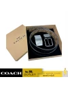 กระเป๋า COACH F22540 BOXED HARNESS PLAQUE REVERSIBLE BELT IN SIGNATURE CANVAS(QBTN2)