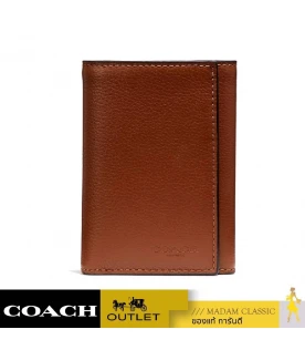 กระเป๋าสตางค์ COACH F23845 TRIFOLD WALLET (SAD) 