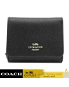 กระเป๋าสตางค์ COACH F37968 SMALL TRIFOLD WALLET (IMBLK)