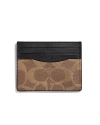 กระเป๋าใส่บัตร COACH F58110 SLIMCARD CASE IN SIGNATURE CANVAS (QBTN2)