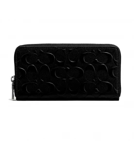 กระเป๋าสตางค์ COACH F58113 ACCORDION WALLET (BLK) 