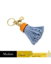 พวงกุญแจ COACH F58505 LEATHER TASSEL BAG CHARM (GDCFL) 