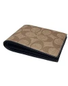 กระเป๋าสตางค์ COACH F66551 ID BILLFOLD WALLET IN SIGNATURE CANVAS (QBTN2)