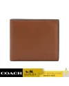 กระเป๋าสตางค์ COACH F74991 COMPACT ID WALLET IN SPORT CALF LEATHER (CWH)