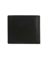COACH F75084 DOUBLE BILLFOLD WALLET IN CALF LEATHER - BLK