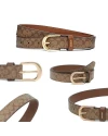 เข็มขัด F78179 CLASSIC BELT IN SIGNATURE CANVAS (IMBDX) 