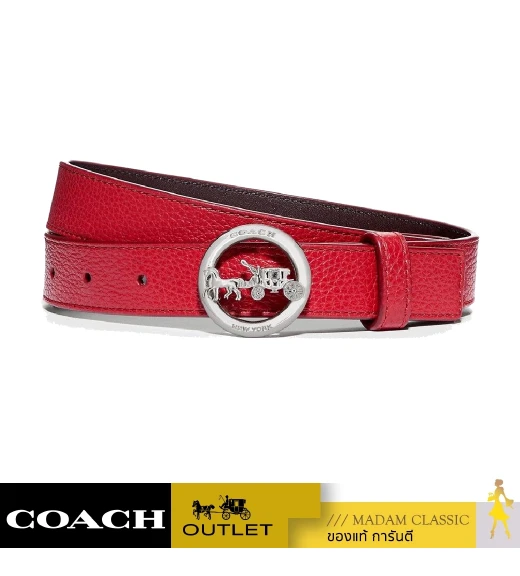 เข็มขัด F78181 HORSE AND CARRIAGE BELT (SVMKC)